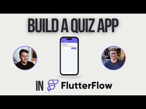 How To Make a Quiz App using FlutterFlow!