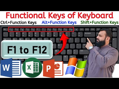 Function Keys of Keyboard F1 to F12 | Use of Function Keys F1 to F12 | Functional Keys #functionkeys