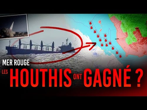 NAVIRE COULÉ EN MER ROUGE. LA 🇫🇷 OUVRE LE FEU