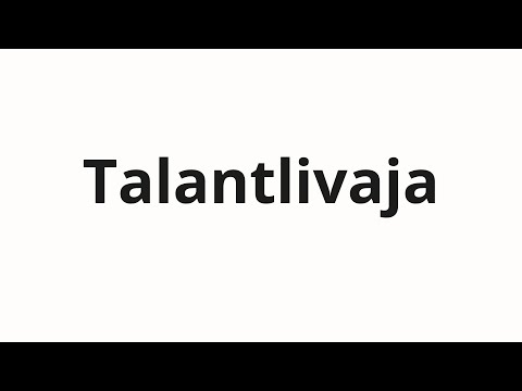 How to pronounce Talantlivaja | ะขะฐะปะฐะฝัะปะธะฒะฐั (Talented in Russian)