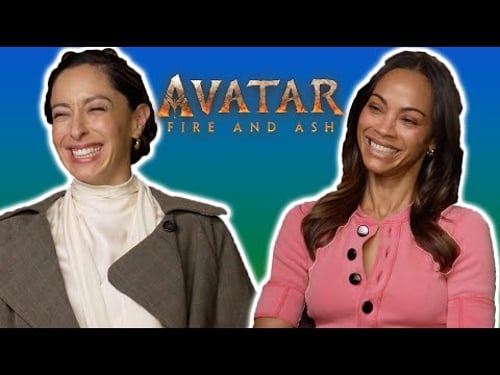 Zoe Saldaña & Oona Chaplin Discuss Grief, Motherhood, & Avatar: Fire & Ash