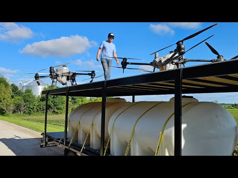 Can These GIANT Drones Spray Our ENTIRE Crop?