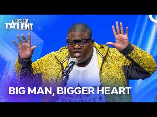 Never Judge a Book by Its Cover! Rapper "De Heavyweight" Shocks Judges | South Africa's Got Talent