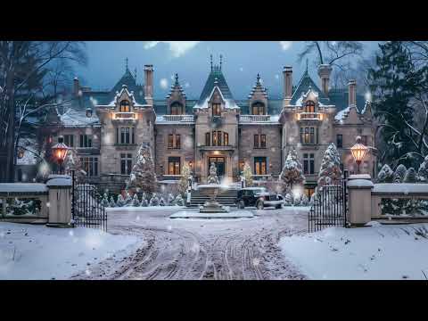 Day 15 of 25 Days of Christmas | 1900s Ultra Rich Winter Estate | cozy Holiday Ambience