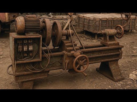 The Old Rusted Stone Cutting Machine // Was Brought Back To Life Stunning Millions