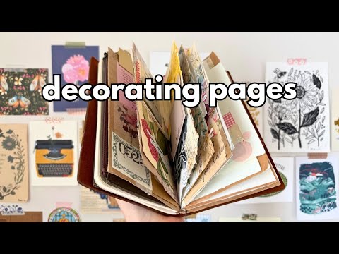 Creative commonplace with me 📖 Easy tips for journal page backgrounds