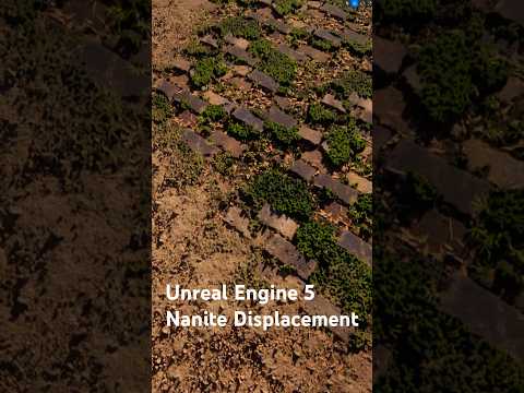 Nanite Landscape Blend Material With Displacement - Unreal Engine 5.5 #gamedev #unrealengine