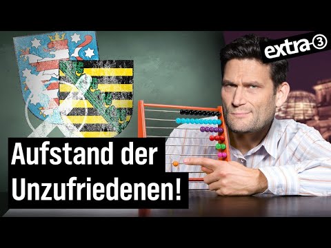 Wahlen in Sachsen und Thüringen: Demokratie-Tetris | extra 3 vom 05.09.2024 | NDR