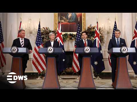 FULL PRESSER: Rubio & Hegseth Address Media with Australian Leaders at the U.S. Department | AC1E