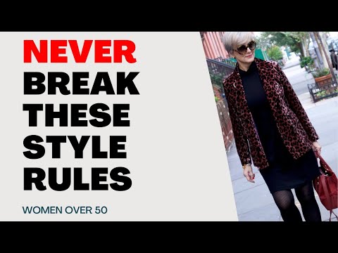 Fifty Is The New Fabulous! Here Are Fashion Tips Every Woman Over 50 Should Know.