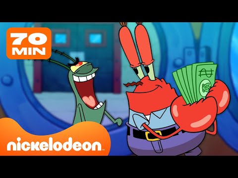Губка Боб | "Красти Краб" конкурирует с "Помойным ведром"! | Nickelodeon Cyrillic
