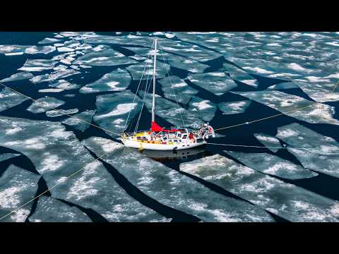 After 181 Days Frozen In, the Ice Breaks up