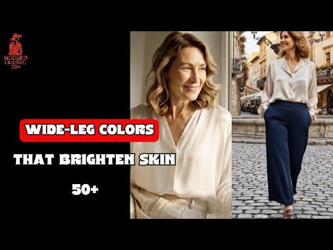 Wide-Leg Pants Colors That Flatter Asian Women Over 45