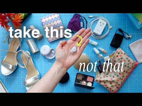 everything I *stopped* bringing when I started traveling personal item only