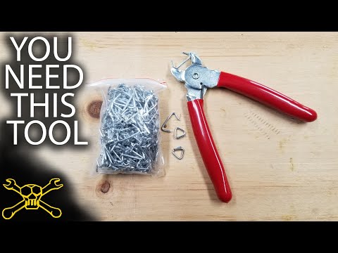 You Need This Tool - Episode 130 | Hog Ring Pliers Professional Upholstery Installation Kit