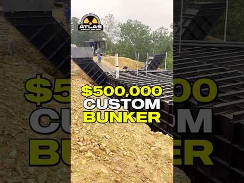 Inside a $500,000 CUSTOM BUNKER: Two 10x40’s and a 10x20 with TWO HIDDEN DOORS from @murphydoor