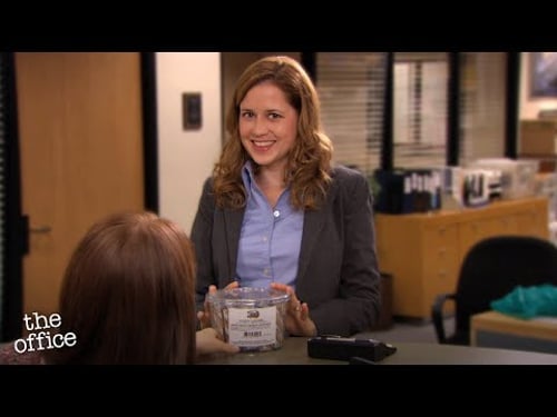 Pam being Erin’s older sister for 13 minutes straight - The Office US