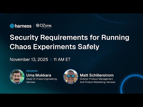 Security Requirements for Running Chaos Experiments Safely