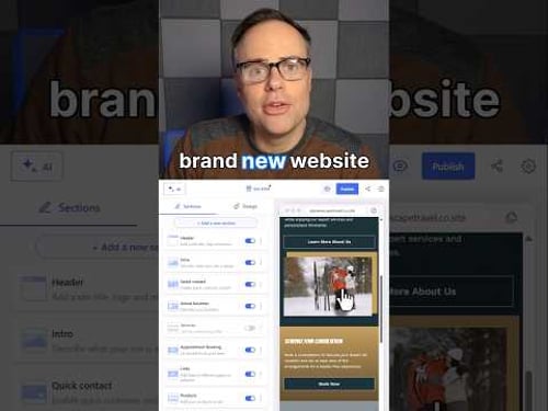 Build Your Site in Seconds with AI!