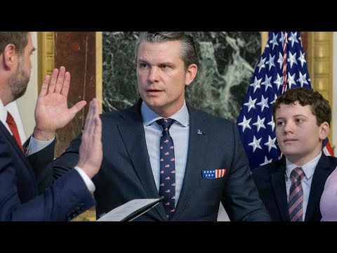 Full video | Pete Hegseth swearing-in ceremony