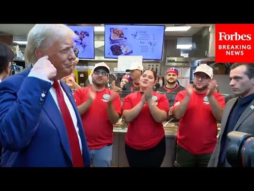 BREAKING: Trump Greeted By Chants Of 'Trump Trump Trump' During Surprise Visit To Las Vegas Business