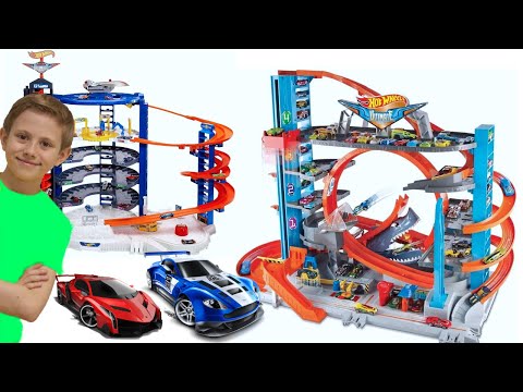 Машинки Hot Wheels для детей и ГИГАНТСКИЕ ТРЕКИ