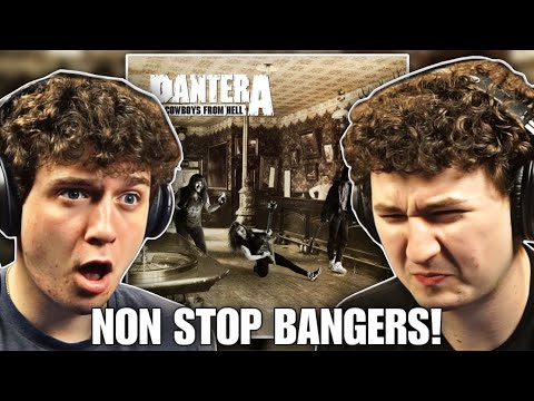 our first time hearing *Cowboys From Hell* | Pantera REACTION