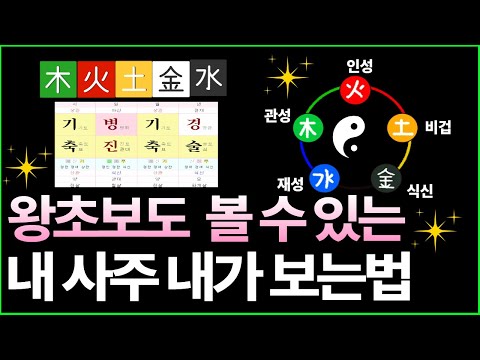 제발 사주 공부 이것만 하세요. 내 사주 내가 보기 | 내 사주 보는법