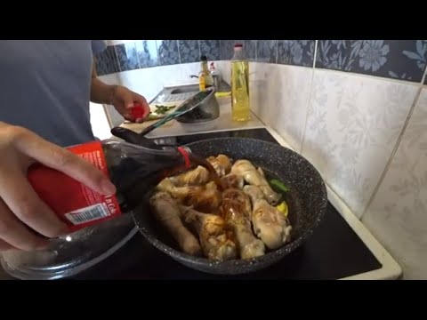 Готовим курицу в Кока-коле по Китайски. Гуляем по магазинам. Наш обычный день