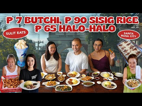 ₱7 BUTCHI, ₱90 SISIG RICE, ₱65 HALO-HALO| Sulit Eats with Chef RV, Ms Erin, Ms Dianne!