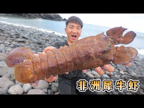 《佛得角》第1集:别看这国家小众,但海货资源无敌,特别是这犀牛虾,又大又好吃!#非洲 #大西洋 #犀牛虾 #抓龙虾 #潜水 #赶海 #ocean