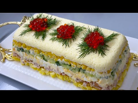 САЛАТ - ПОБИДИТЕЛЬ ВЕЧЕРА! "ГОСТИ В ШОКЕ ИЗ ЧЕГО ЖЕ ОН" А ВКУСНЫЙ КАКОЙ!ВЕК ЖИВИ ВЕК УЧИСЬ!