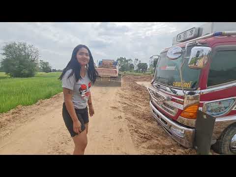 สาวจอยเผายางเล่นเกือบหมดดอก Dump Truck