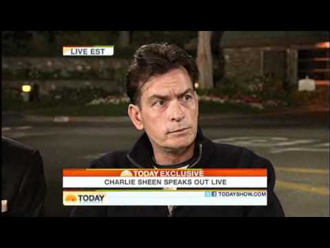 Sheen again on today show march 2011