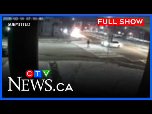 CCTV footage captures hit-and-run in N.E. Calgary | CTV News Calgary at Six for March 12, 2026