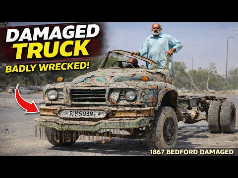 1867 Bedford Fully Damaged | Repair by Pakistani Truck Mechanic