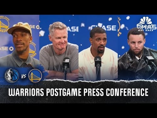 Steph Curry, De'Anthony Melton and more react on Warriors' win vs. Mavericks | NBC Sports Bay Area