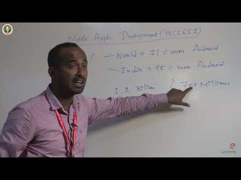 Lecture 1 -- Introduction to Mobile Application Development
