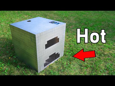 Real Minecraft Furnace turns coal into electricity!