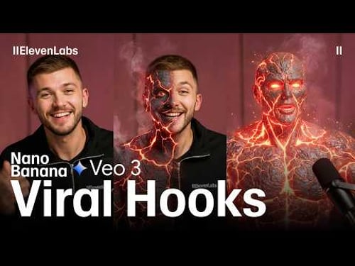 Create Viral Hooks with Nano Banana and Veo 3 (AI workflow)