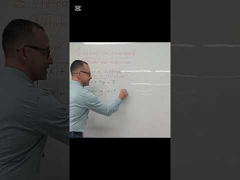 Sistema de ecuaciones lineales. Método por reducción.