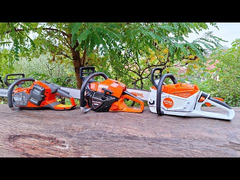 Stihl MSA 300, Husqvarna 542iXP and ported Echo 4310sx (43cc)