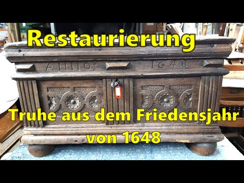 Making wooden nails... Chest from 1648 #carpenter #craftsmanship