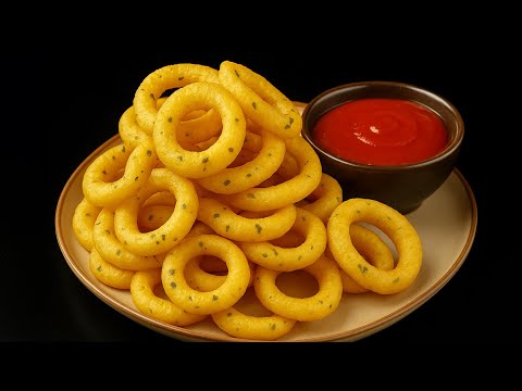 Superleckere Kartoffelringe mit Knoblauch! Verlieben Sie sich in die Tomaten-Knoblauch-Sauce!