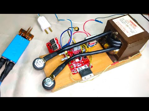 How To Make Spot Welding Machine For 18650 Lithium-ion Battery From A Old Microwave Oven Transformer