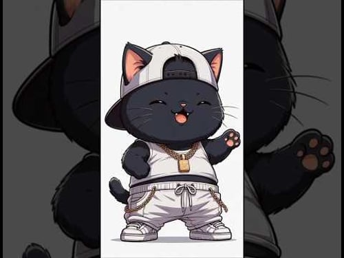 "Cat Rapper Swag Dance to Industry Baby! π₯" #CatRapperDance #HipHopCat #Shorts