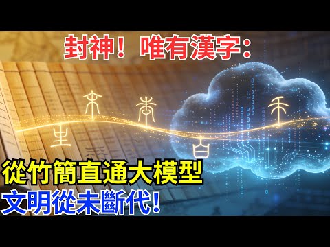 從竹簡到大模型:漢字為何是唯一能「穿越算力荒漠」的文明載體?#基建 #科技 #科普 #奇跡 #世界奇跡 #基建狂魔 #DeepSeek