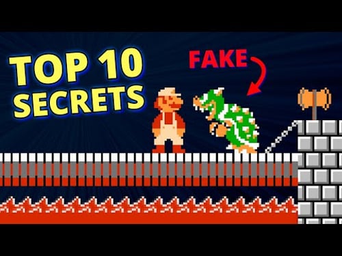 Top 10 Secrets in Super Mario NES Games!