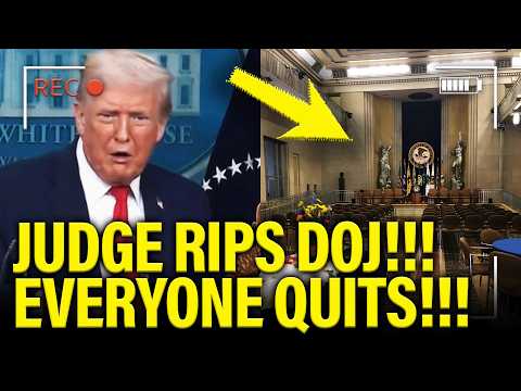 Judge SLAMS Trump DOJ after EVERYONE QUITS!!!