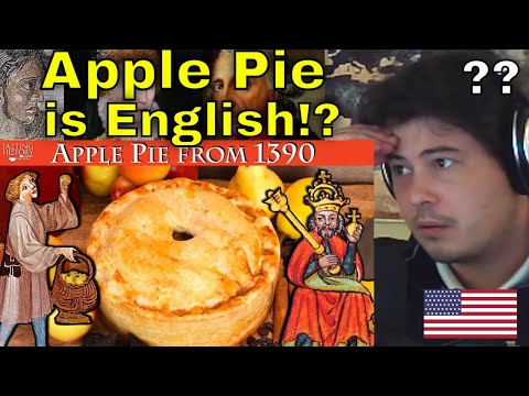 American Reacts Baking the Original Apple Pie from Medieval England